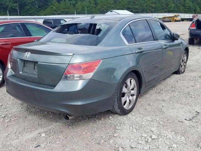 1HGCP2F80AA006654 - 2010 HONDA ACCORD EXL GREEN photo 4