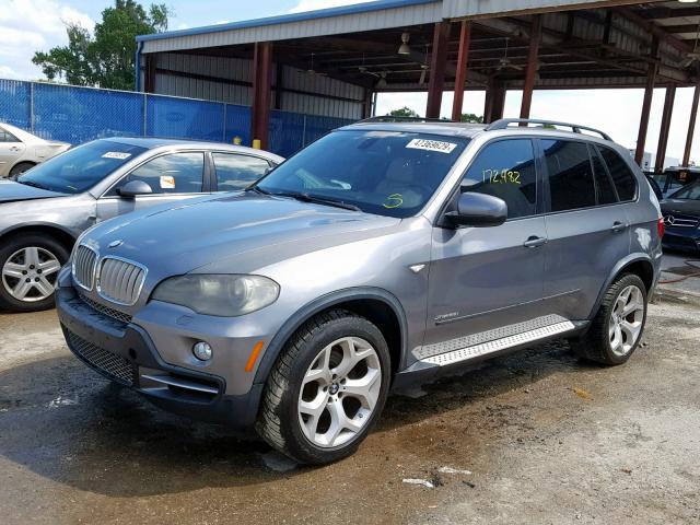 5UXFE83569L171301 - 2009 BMW X5 XDRIVE4 GRAY photo 2