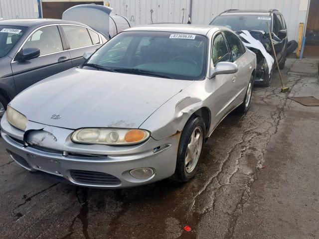 1G3GS64C414128896 - 2001 OLDSMOBILE AURORA 4.0 GRAY photo 2