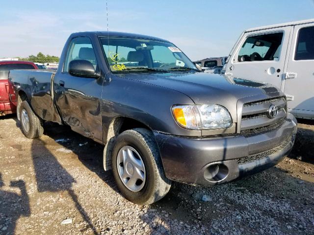 5TBJN32153S435765 - 2003 TOYOTA TUNDRA GRAY photo 1