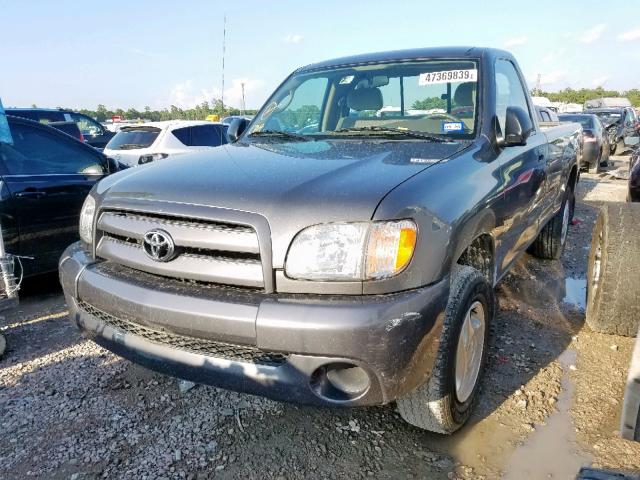 5TBJN32153S435765 - 2003 TOYOTA TUNDRA GRAY photo 2