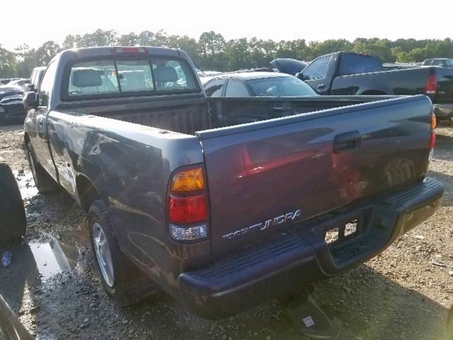 5TBJN32153S435765 - 2003 TOYOTA TUNDRA GRAY photo 3