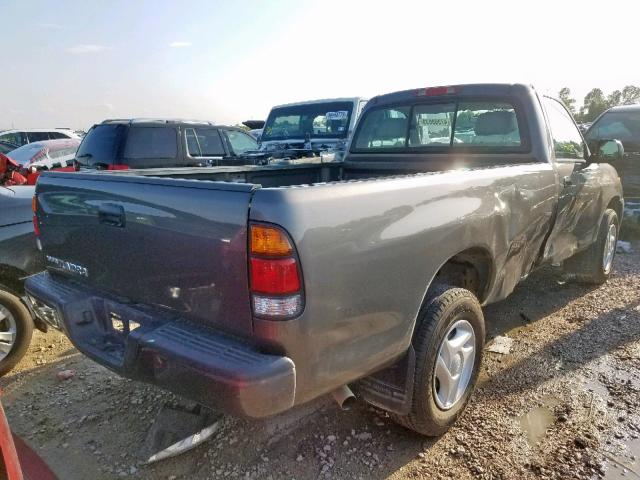 5TBJN32153S435765 - 2003 TOYOTA TUNDRA GRAY photo 4