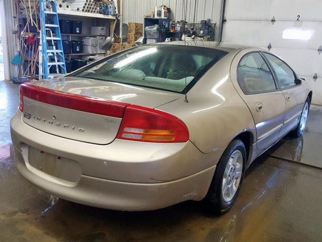 2B3HD46R94H618134 - 2004 DODGE INTREPID S 金色 照片 4