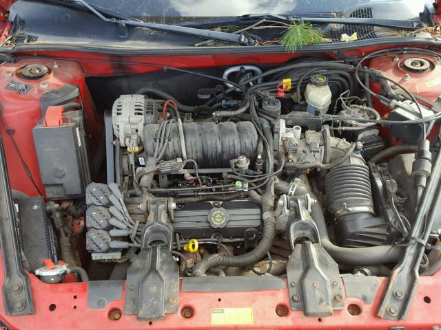 1G2WP52K7WF271407 - 1998 PONTIAC GRAND PRIX წითელი ფოტო 7