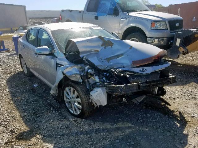 5XXGN4A76EG286297 - 2014 KIA OPTIMA EX SILVER photo 1