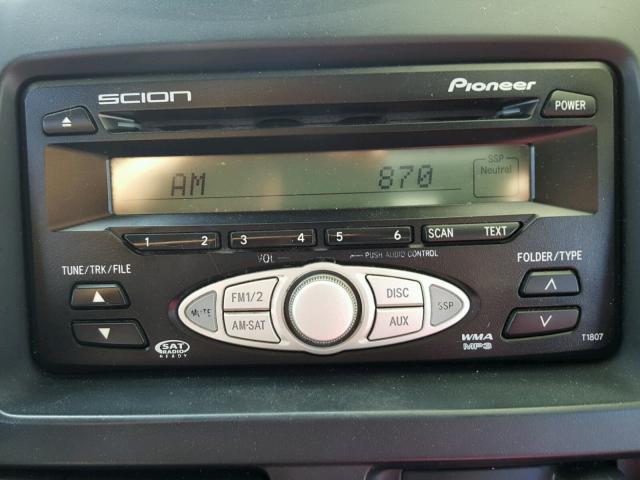 JTLKT324764057447 - 2006 TOYOTA SCION XB Қара фото 9