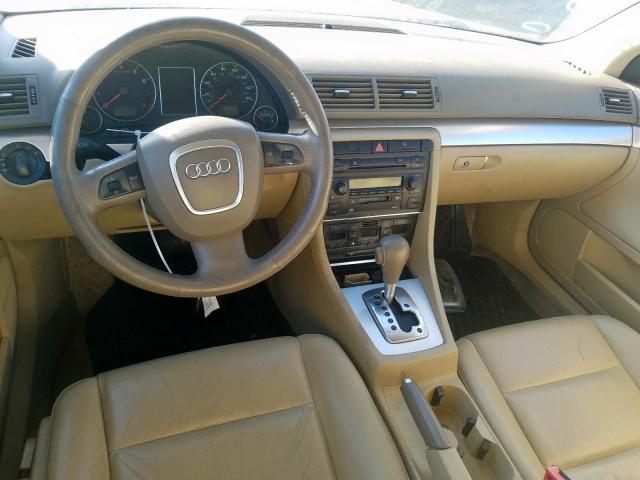 WAUAF68E85A466201 - 2005 AUDI A4 2.0T GOLD photo 9