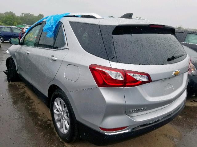 3GNAXUEV3KS586191 - 2019 CHEVROLET EQUINOX LT SILVER photo 3