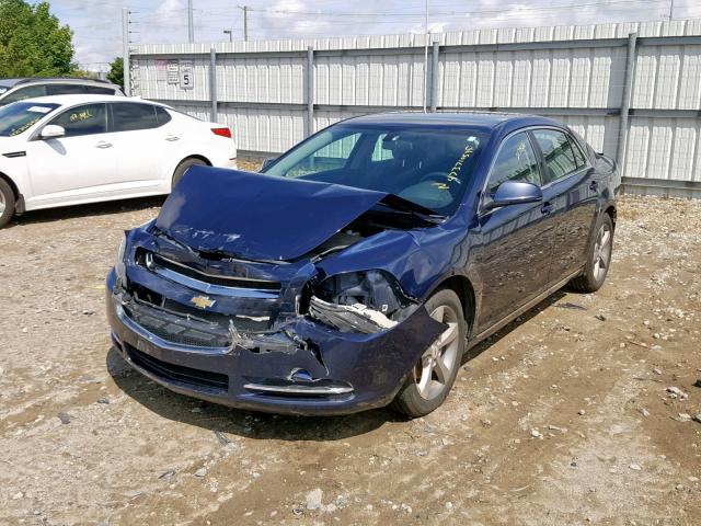 1G1ZC5EU1BF358904 - 2011 CHEVROLET MALIBU 1LT BLUE photo 2
