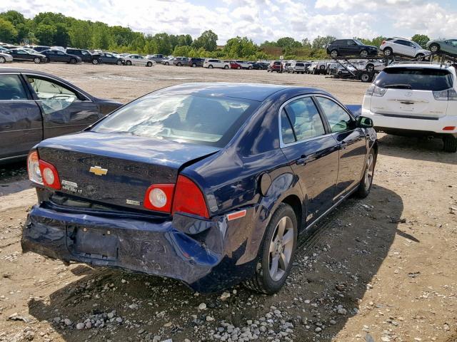 1G1ZC5EU1BF358904 - 2011 CHEVROLET MALIBU 1LT BLUE photo 4