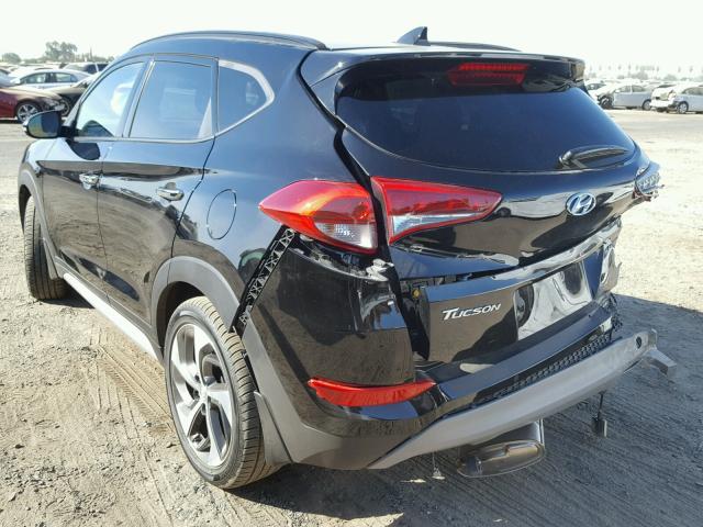 KM8J33A26JU716937 - 2018 HYUNDAI TUCSON LIM BLACK photo 3