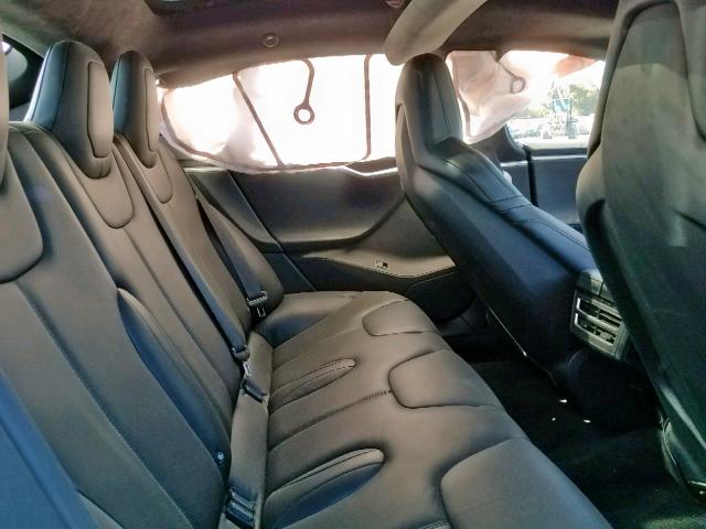 5YJSA1E14FF100836 - 2015 TESLA MODEL S أسود صورة 6