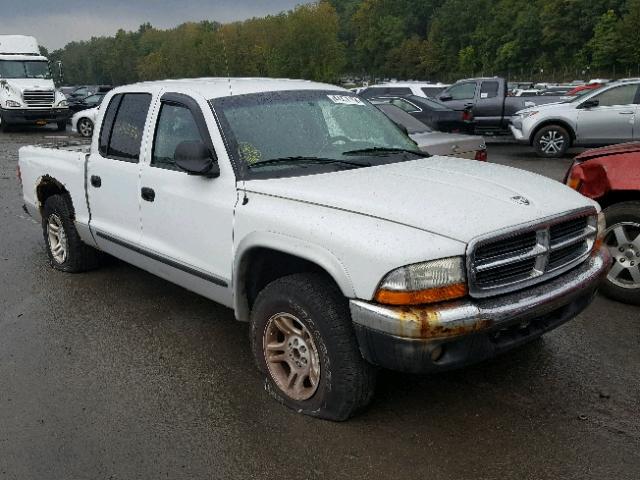 1D7HG48N83S359343 - 2003 DODGE DAKOTA QUA WHITE photo 1