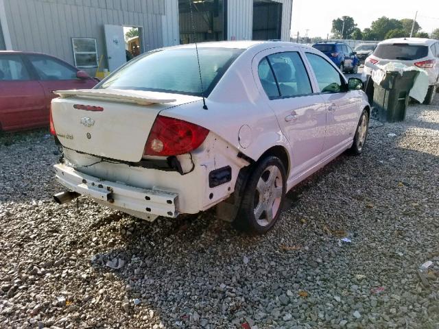 1G1AM55B967870600 - 2006 CHEVROLET COBALT SS WHITE photo 4