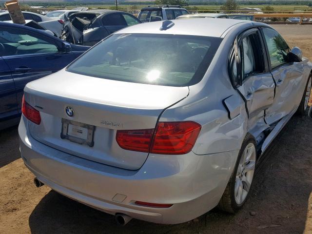 WBA3B9G56ENR99101 - 2014 BMW 335 XI SILVER photo 4