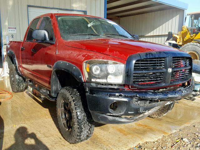 1D7HA18N48S620667 - 2008 DODGE RAM 1500 S RED photo 1