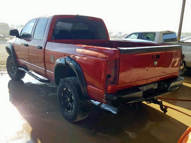 1D7HA18N48S620667 - 2008 DODGE RAM 1500 S RED photo 3