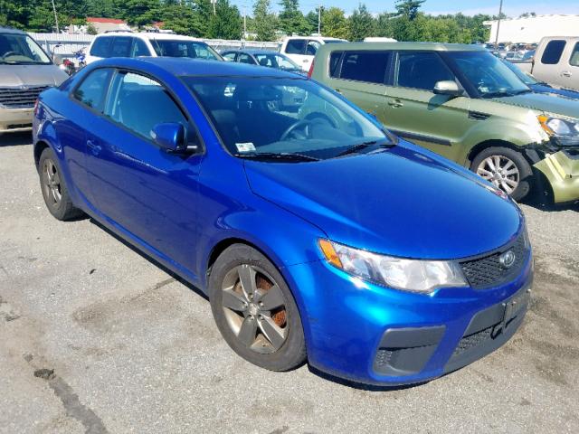 KNAFU6A27A5167345 - 2010 KIA FORTE EX BLUE photo 1