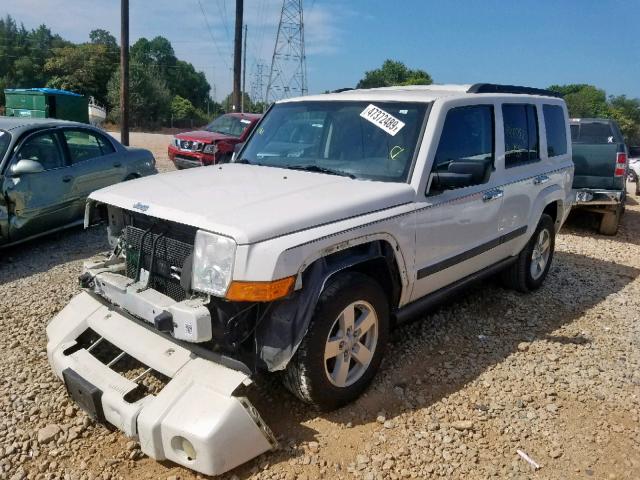 1J8HG48K18C167207 - 2008 JEEP COMMANDER თეთრი ფოტო 2