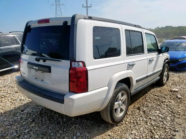 1J8HG48K18C167207 - 2008 JEEP COMMANDER თეთრი ფოტო 4