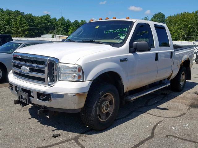 1FTWW31595EC90690 - 2005 FORD F350 SRW S WHITE photo 2