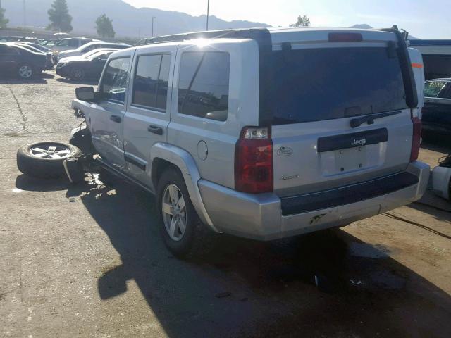 1J8HG48NX6C237701 - 2006 JEEP COMMANDER 银色 照片 3
