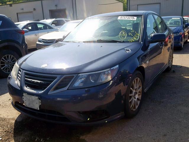 YS3FA4CY4A1611024 - 2010 SAAB 9-3 2.0T BLUE photo 2