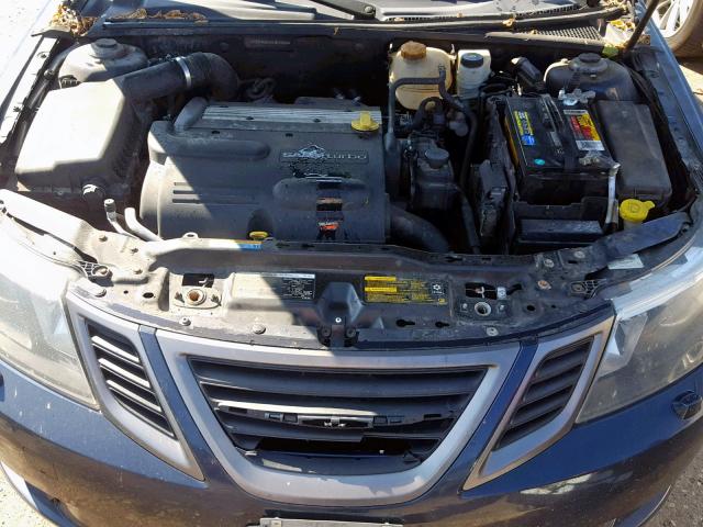 YS3FA4CY4A1611024 - 2010 SAAB 9-3 2.0T BLUE photo 7