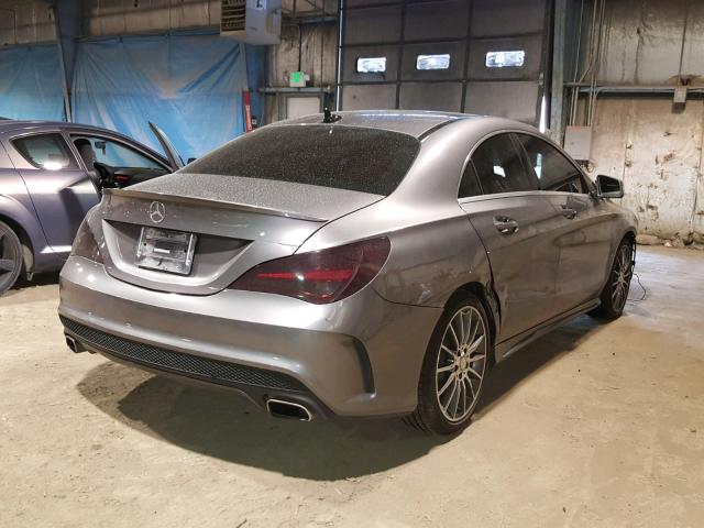 WDDSJ4GB7GN305129 - 2016 MERCEDES-BENZ CLA 250 4M GRAY photo 4