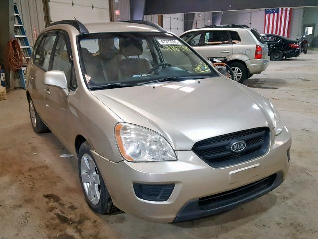 KNAFG526687138386 - 2008 KIA RONDO LX GOLD photo 1