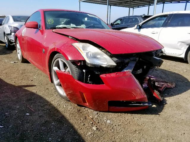 JN1AZ34E75M650934 - 2005 NISSAN 350Z COUPE RED photo 1