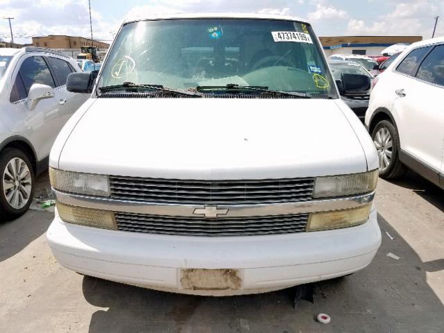 1GNDM19W2XB122271 - 1999 CHEVROLET ASTRO WHITE photo 9