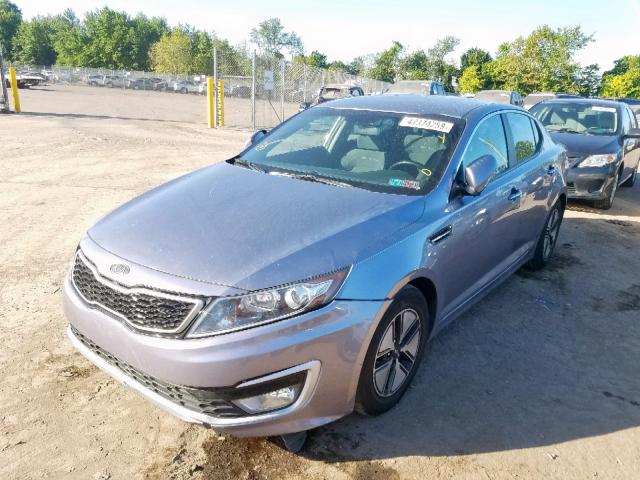 KNAGM4AD5B5004897 - 2011 KIA OPTIMA HYB GRAY photo 2