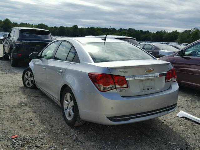 1G1PF5SCXC7311215 - 2012 CHEVROLET CRUZE LT SILVER photo 3