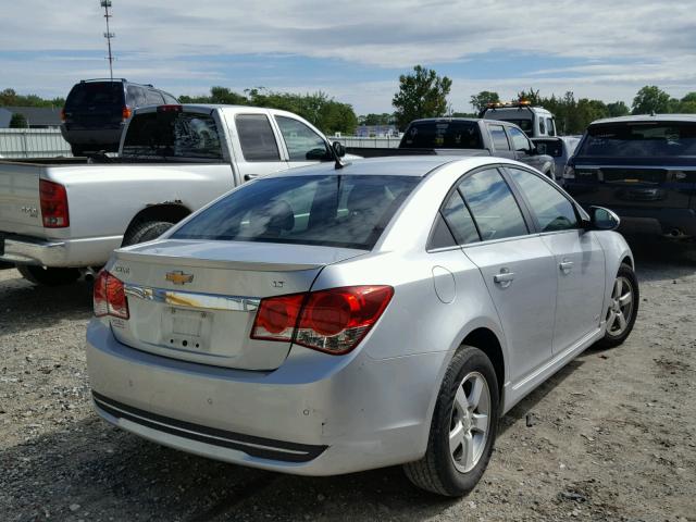 1G1PF5SCXC7311215 - 2012 CHEVROLET CRUZE LT SILVER photo 4