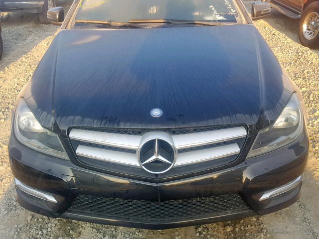 WDDGJ4HB6CF776312 - 2012 MERCEDES-BENZ C 250 BLACK photo 9