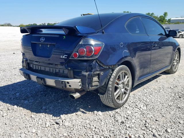 JTKDE3B74A0307924 - 2010 TOYOTA SCION TC ლურჯი ფოტო 4
