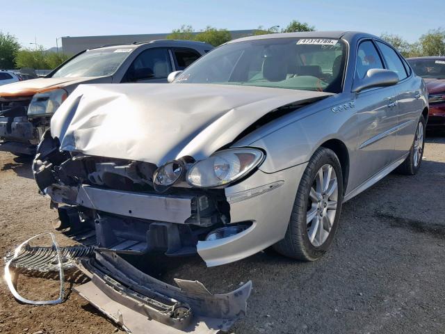 2G4WN58C881127162 - 2008 BUICK LACROSSE S SILVER photo 2