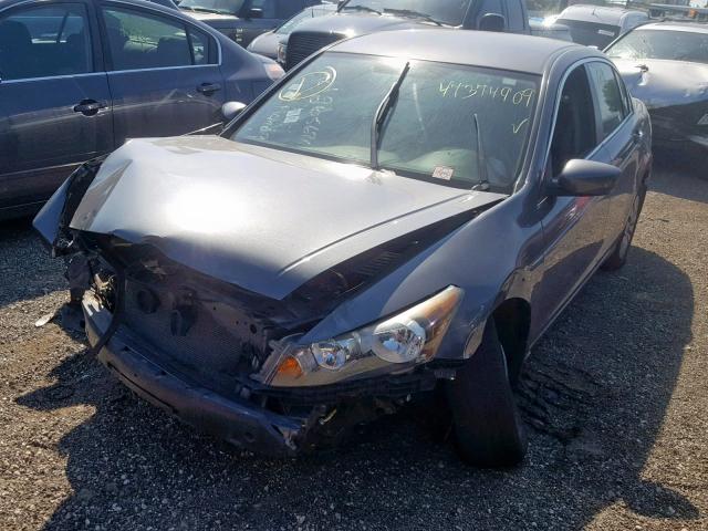 1HGCP26309A185245 - 2009 HONDA ACCORD LX GRAY photo 2