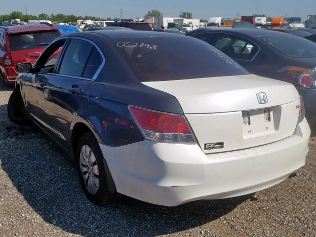 1HGCP26309A185245 - 2009 HONDA ACCORD LX GRAY photo 3