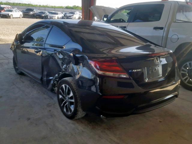 2HGFG3B02FH503992 - 2015 HONDA CIVIC EXL 黑色 照片 3