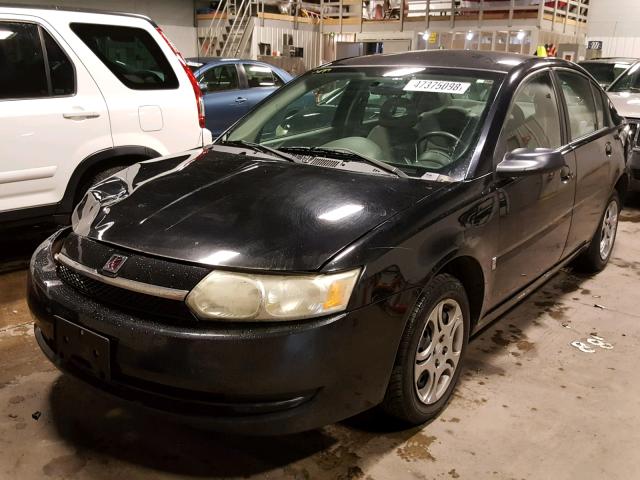 1G8AJ52F04Z196243 - 2004 SATURN ION LEVEL BLACK photo 2