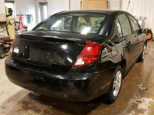 1G8AJ52F04Z196243 - 2004 SATURN ION LEVEL BLACK photo 4