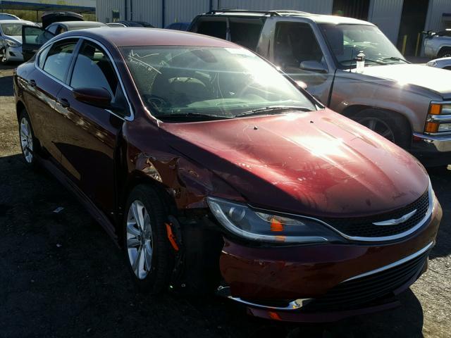 1C3CCCAB0FN731341 - 2015 CHRYSLER 200 LIMITE RED photo 1