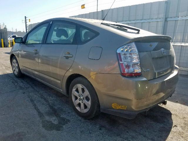 JTDKB20U263171308 - 2006 TOYOTA PRIUS GOLD photo 3