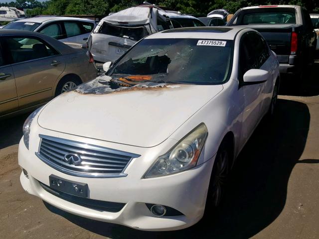 JN1CV6AP5CM931042 - 2012 INFINITI G37 BASE WHITE photo 2