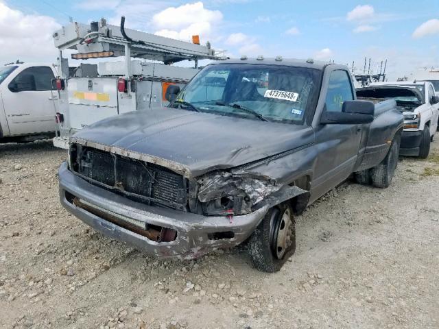 3B7MC36D4WM237374 - 1998 DODGE RAM 3500 GRAY photo 2