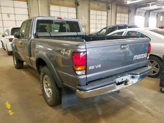 4F4ZR17X5XTM39636 - 1999 MAZDA B4000 CAB GRAY photo 3