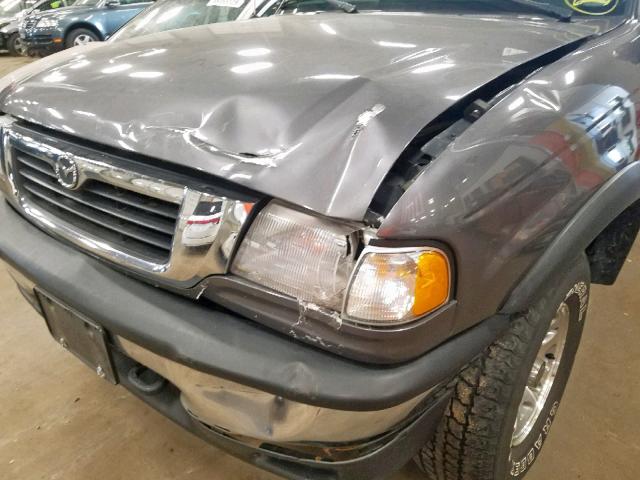 4F4ZR17X5XTM39636 - 1999 MAZDA B4000 CAB GRAY photo 9